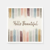 Papieren luiers, stripe servet (Voorkant)