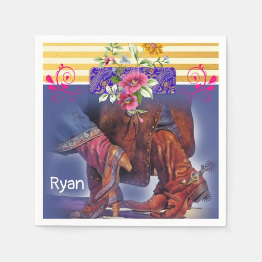 Papieren luiers, strippenseel servet (Voorkant)