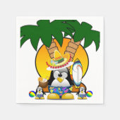 Papieren luiers, Surfer Penguin Servet (Voorkant)