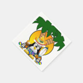 Papieren luiers, Surfer Penguin Servet (Hoek)