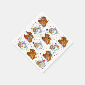 Papieren luiers, Teddy Bears Servet (Hoek)