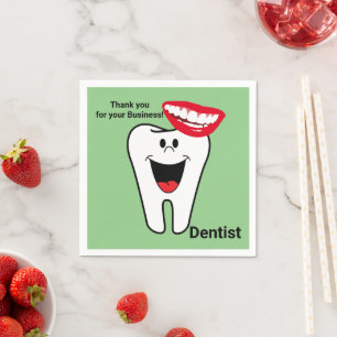 Papieren luiers, Tooth Smile Green Servet