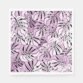 Papieren luiers-Tropische bladeren Servet (Voorkant)