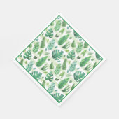 Papieren luiers-Tropische bladeren Servet (Hoek)