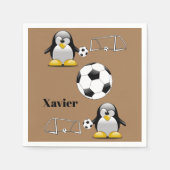 Papieren luiers, Voetbal Penguin Servet (Voorkant)
