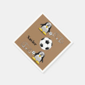 Papieren luiers, Voetbal Penguin Servet (Hoek)