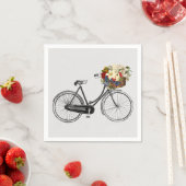 papieren luiers witte fietsenfiets servet (Insitu)