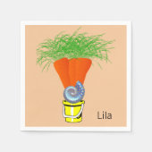 Papieren luiers, wortelen servet (Voorkant)