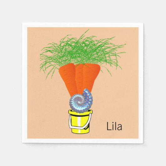 Papieren luiers, wortelen servet (Voorkant)