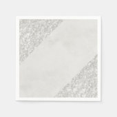 Papieren luiers, zilver servet (Voorkant)