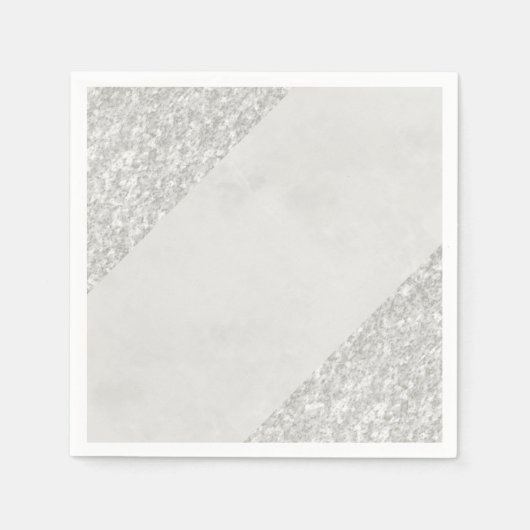 Papieren luiers, zilver servet (Voorkant)
