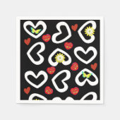 Papieren luiers, zwart-wit, luiers servet (Voorkant)