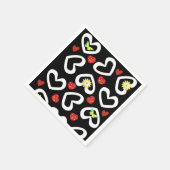 Papieren luiers, zwart-wit, luiers servet (Hoek)