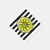 Papieren luiers, zwarte en witte tapes servet (Hoek)