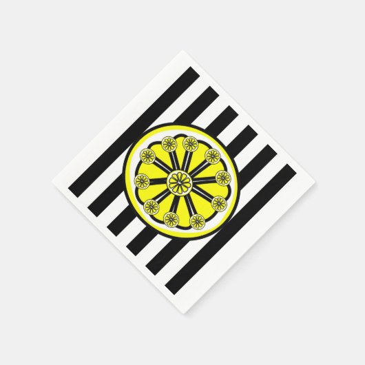 Papieren luiers, zwarte en witte tapes servet (Hoek)