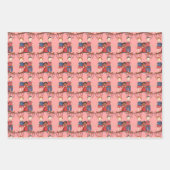 Papieren Mannelijke Valentijnse  Inpakpapier Vel (Voorkant)