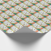 Papieren marionet inpakken cadeaupapier (Hoek)