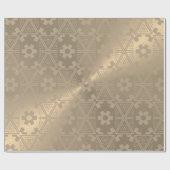 Papieren modern patroon op Nacre Metallic Cadeaupapier (Vlak)