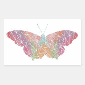 papieren mozaïek vlinder Sticker (Voorkant)