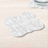 Papieren Onderzetter (Gekanteld)