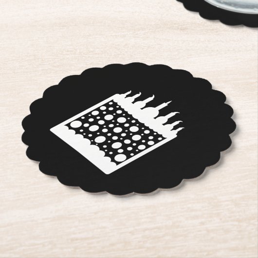 Papieren Onderzetter (Gekanteld)