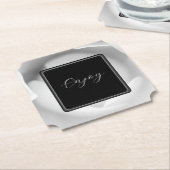 Papieren Onderzetter (Gekanteld)