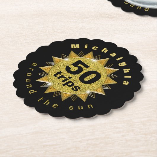 Papieren Onderzetter (Gekanteld)