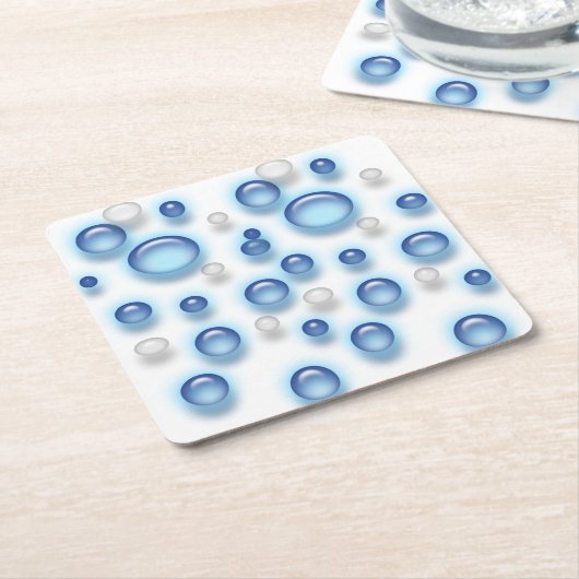 Papieren Onderzetter - Bubbles (Schuin)