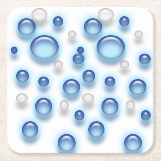 Papieren Onderzetter - Bubbles (Voorkant)