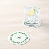 Papieren Onderzetter - Holly Wreath (Insitu)