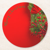 Papieren Onderzetter Kerstmis (Voorkant)