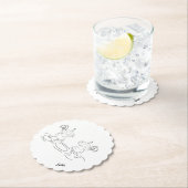 Papieren Onderzetter: Let's Dance Kartonnen Onderzetters (Insitu)