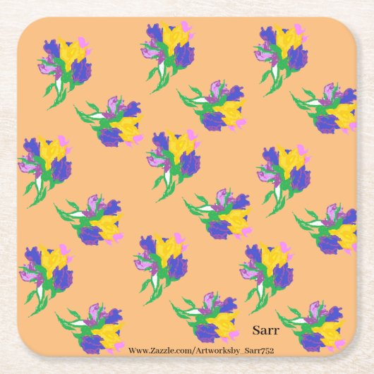 Papieren Onderzetter: Lilly's Kartonnen Onderzetters (Voorkant)