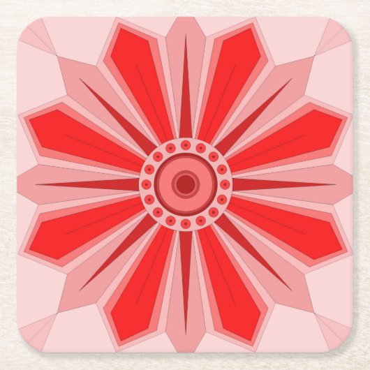 Papieren Onderzetter met kunst (Voorkant)