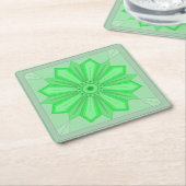 Papieren Onderzetter met kunst (Schuin)