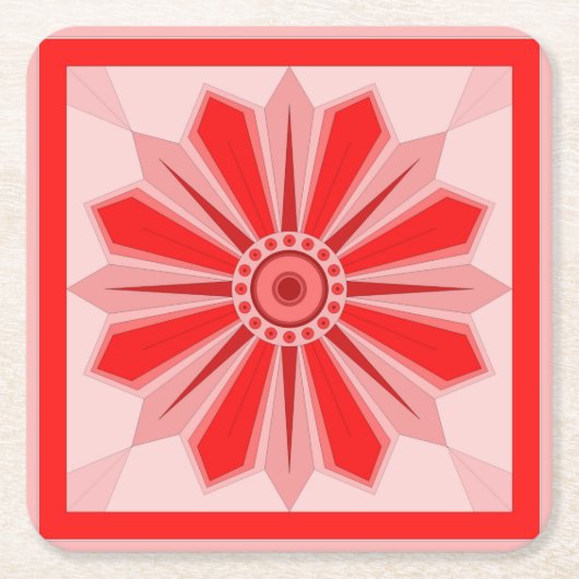 Papieren Onderzetter met kunst (Voorkant)