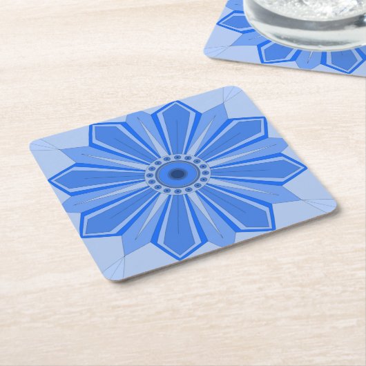 Papieren Onderzetter met kunst (Schuin)