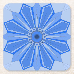 Papieren Onderzetter met kunst