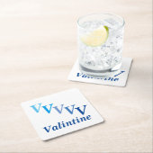 Papieren Onderzetter - Naam en inwendige letters ( (Insitu)