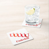 Papieren Onderzetter - Naam en overwegingen (Insitu)