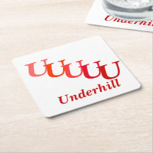 Papieren Onderzetter - Naam en overwegingen