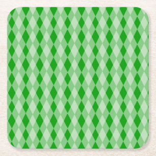 Papieren Onderzetter - Overlappende diamanten