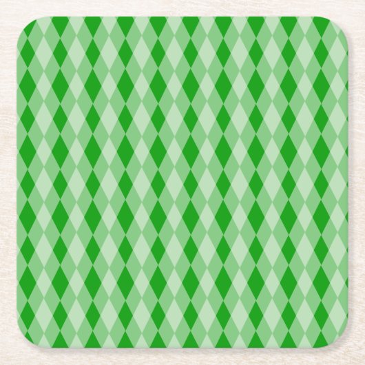 Papieren Onderzetter - Overlappende diamanten (Voorkant)