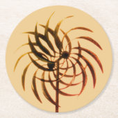 Papieren Onderzetter set - Metal Kenetic Wind Orna (Voorkant)