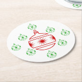 Papieren Onderzetter - Vakantievormgeving (Gebogen)