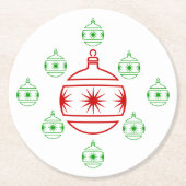 Papieren Onderzetter - Vakantievormgeving (Voorkant)