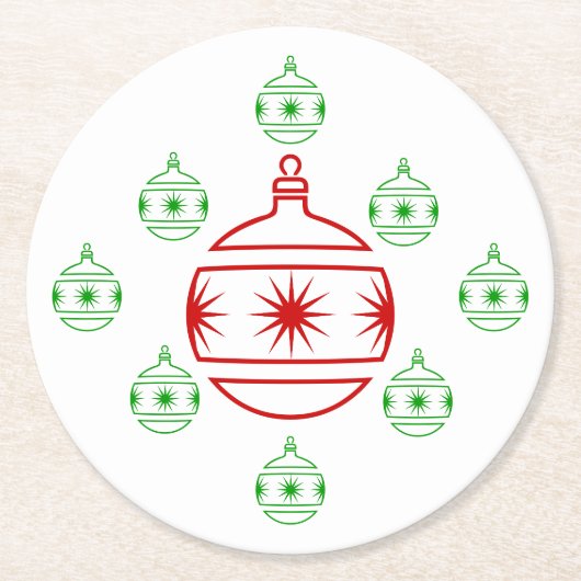 Papieren Onderzetter - Vakantievormgeving (Voorkant)