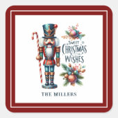 Papieren Onderzetter Vierkante Sticker (Voorkant)