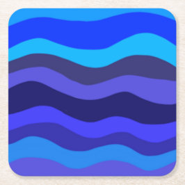 Papieren Onderzetter voelt blauw