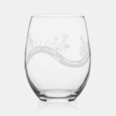 Papieren Onderzetter Wijnglas Zonder Voet (Voorkant)